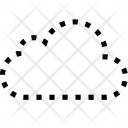 Dotted cloud Icon
