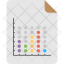 Dotted Chart Business Icon