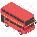 Double Decker Decker Bus London Bus Icon