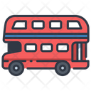 Ired Double Decker Bus Double Decker Bus Bus Icon