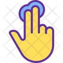 Double Finger Touch Icon