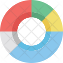 Doughnut Chart Pie Icon