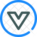 Caret Circle Down Icon