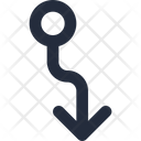 Down Connector Icon