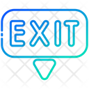 Down Exit Icon