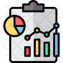 Bar Chart Line Chart Analytics Icon