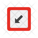 Arrow Traffic Navigation Icon
