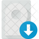 Hard Download Storage Icon