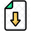 File Arrow Down Icon