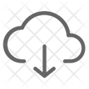 Cloud Download Storage Icon