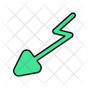 Downward Zigzag Arrow Icon