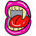 Dracula Teeth Nightmare Vampire Teeth Icon
