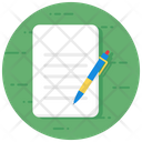 Draft Blogging Content Icon