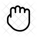 Drag through hand Icon