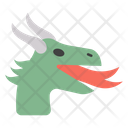 Dragon Face Emoji Emoticon Icon