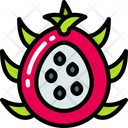 Dragonfruit Food Eating Icon