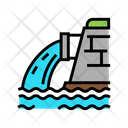 Drainage Water Falling Icon