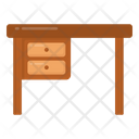 Drawer Desk Class Desk Teacher Desk Icon