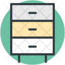 Drawers Cupboard Cabinet Icon
