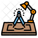 Compass Paper Drawing Icon