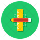 Drawing Tool Ruler Scale Icon