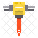 Driller Tool Construction Icon