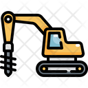 Drilling Machine Construction Icon