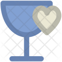 Drink Heart Sign Icon