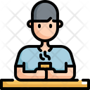 Drinking Man Hot Icon