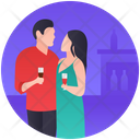 Drinking Lovers Icon