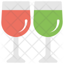 Drinks Glasses Wine Icon
