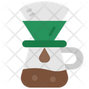 Drip Glass Dripper Coffee Icon