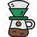 Drip Glass Dripper Coffee Icon