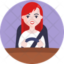Driver Female Woman Icon