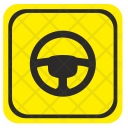 Driver Wheel Attention Icon
