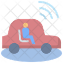 Driverless Car Technology Icon