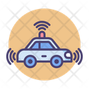 Driverless Car Wifi Card Remote Card Icon