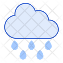 Drizzle Rain Fall Daytime Icon