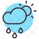 Drizzle Cloud Day Icon
