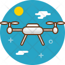 Drone Glider Machine Icon
