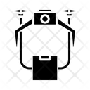 Drone Transportation Transport Package Icon