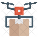 Drone Delivery Drone Consignment Shipment Icon