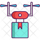 Drone Delivery Shipment Delivery Icon