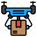 Drone Delivery Shipping Box Icon