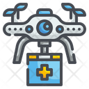 Drone Medical Drone Delivery Transportation Icon