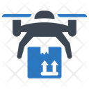 Drone Package Delivery Icon