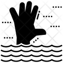 Drowning Man's Hand Icon