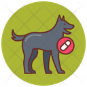 Drug Detection Dog Icon