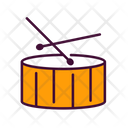 Drum Drum Sticks Musical Instrument Icon