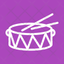 Drums Music Christmas Icon